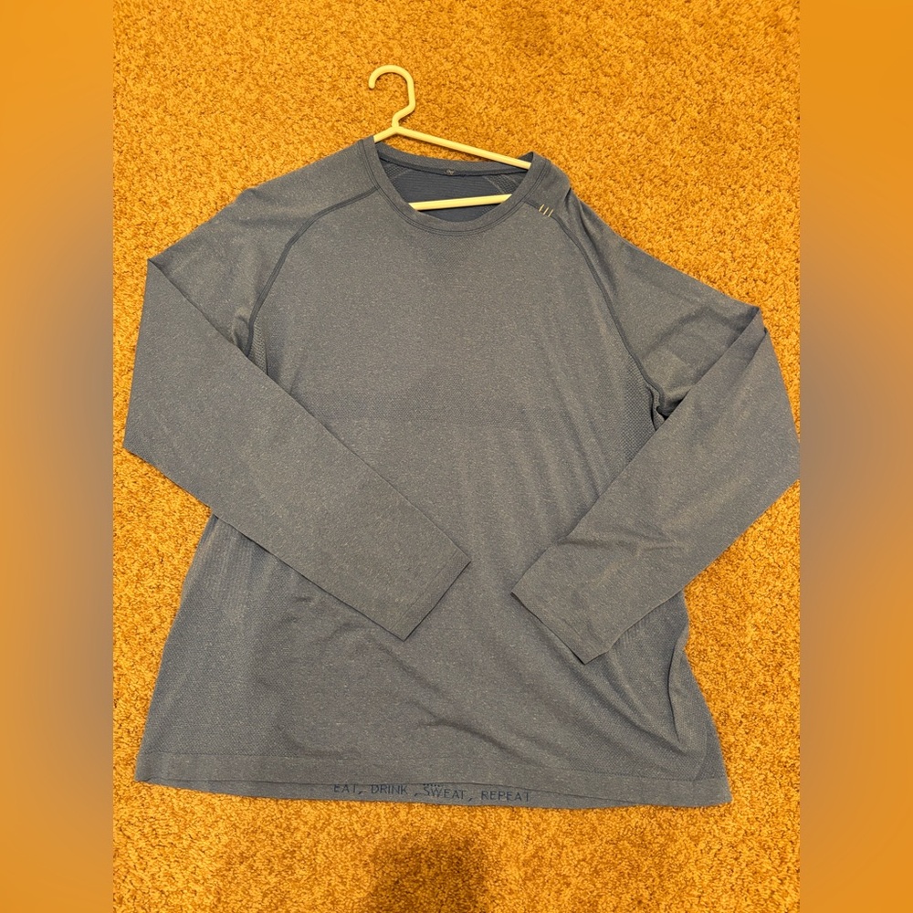 Lululemon Athletica Blue Long Sleeve Tee